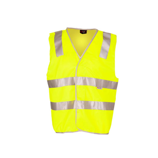 100% Polyeter Hi Vis Vest with 3M reflective tape - V001HP