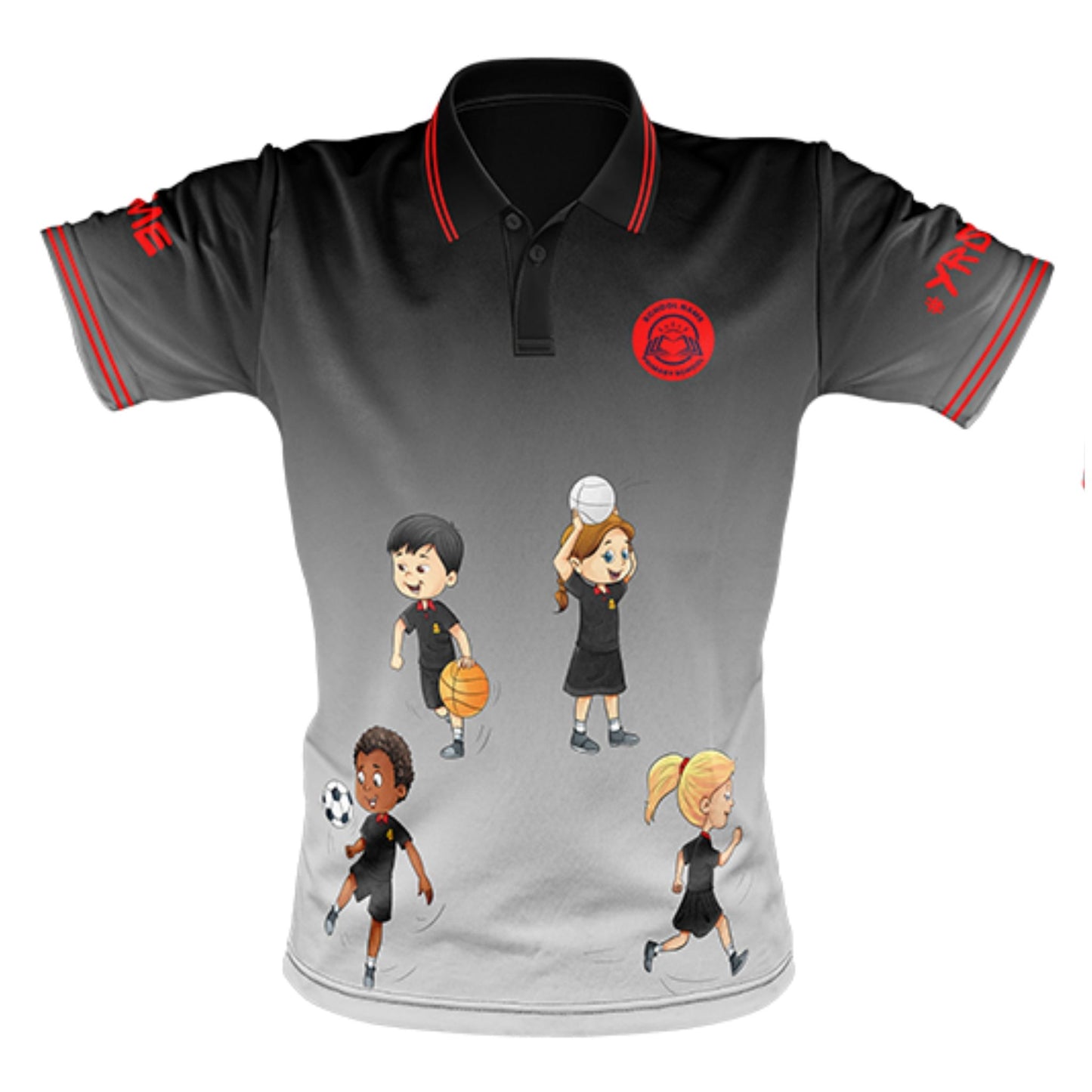 Year 6 School Leavers Polo Shirt - Aim High