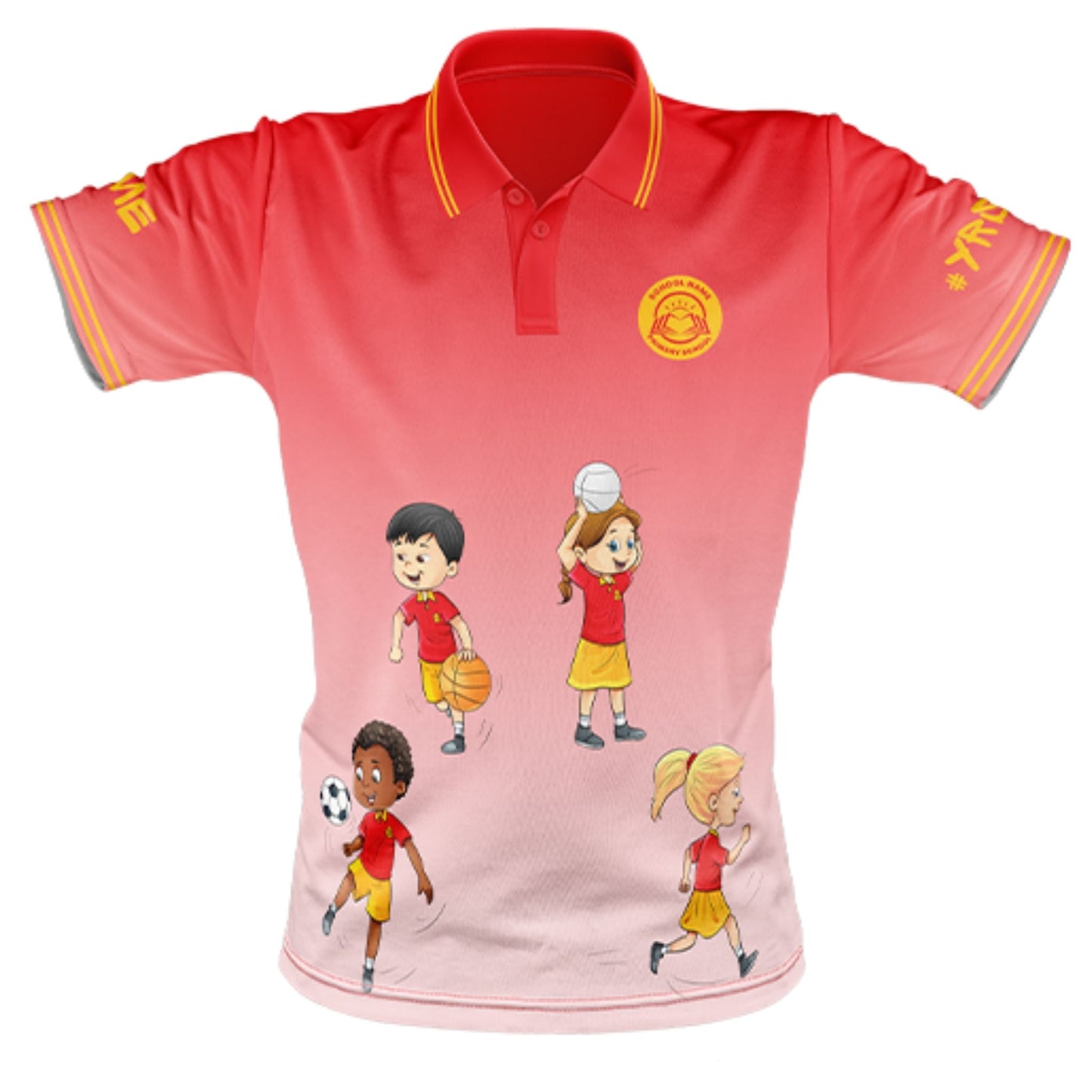 Year 6 School Leavers Polo Shirt - Aim High