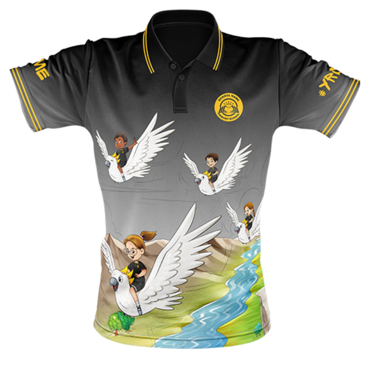 Year 6 School Leavers Polo Shirt - Flying High