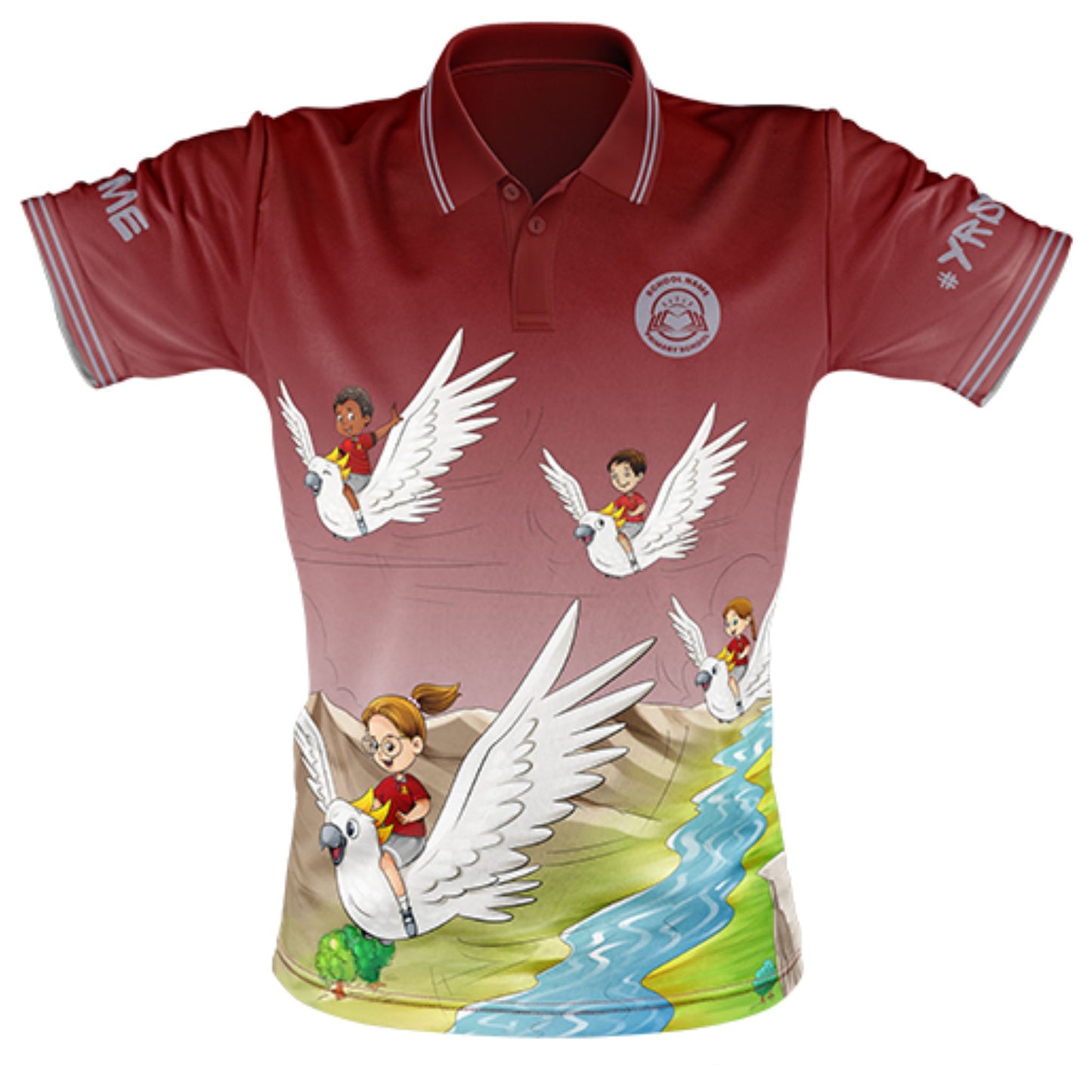 Year 6 School Leavers Polo Shirt - Flying High