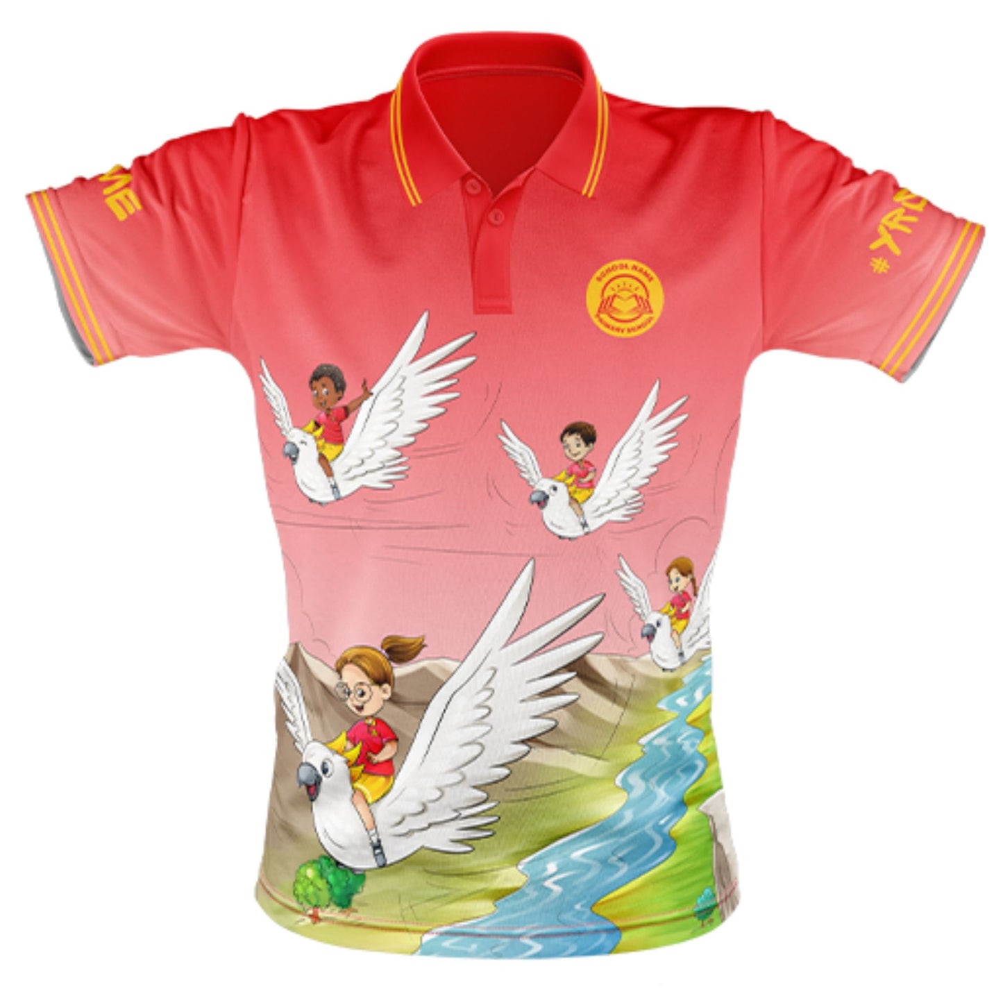 Year 6 School Leavers Polo Shirt - Flying High