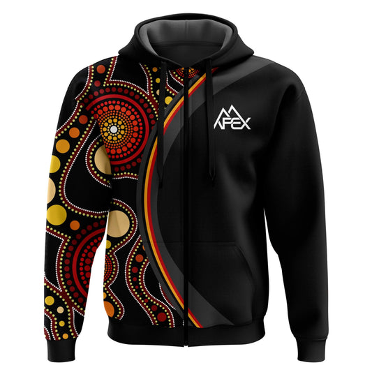 Custom Zip Hoodie - Indigenous 001