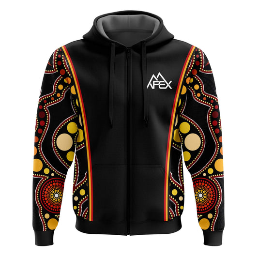 Custom Zip Hoodie - Indigenous 003