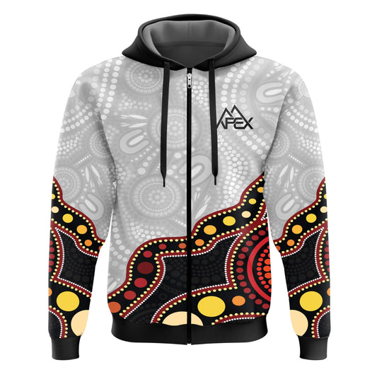 Custom Zip Hoodie - Indigenous 007