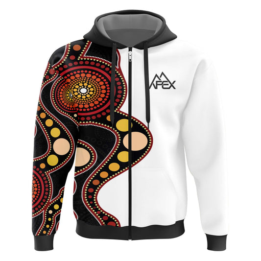 Custom Zip Hoodie - Indigenous 009