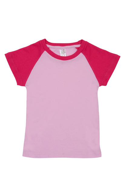 Custom 100% Organic Cotton Babies Raglan T-Shirt - B103RG