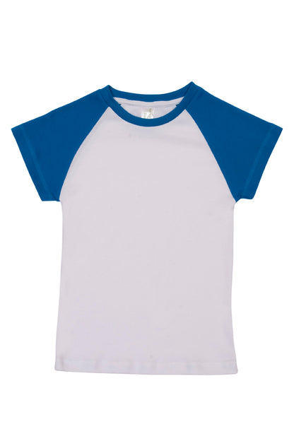 Custom 100% Organic Cotton Babies Raglan T-Shirt - B103RG