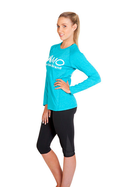 Womens Greatness Heather Long Sleeve T-Shirt - T223LD