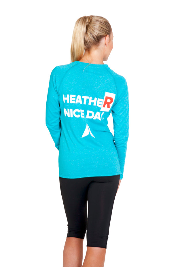 Womens Greatness Heather Long Sleeve T-Shirt - T223LD