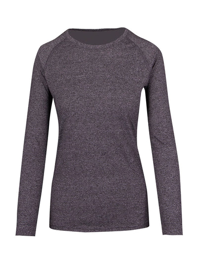 Womens Greatness Heather Long Sleeve T-Shirt - T223LD