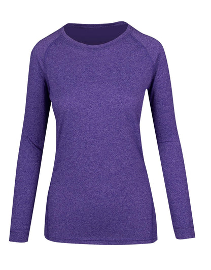 Womens Greatness Heather Long Sleeve T-Shirt - T223LD