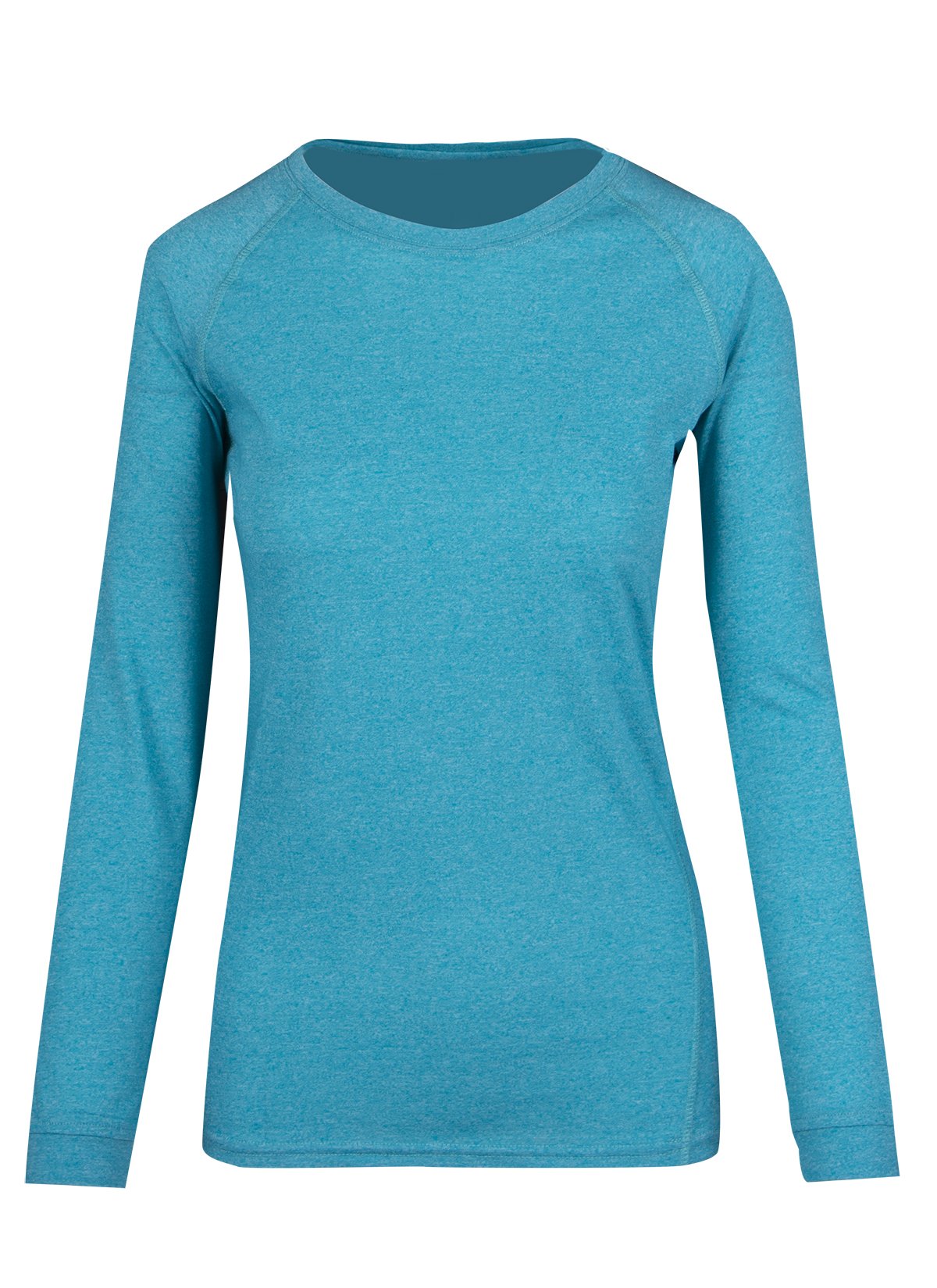 Womens Greatness Heather Long Sleeve T-Shirt - T223LD