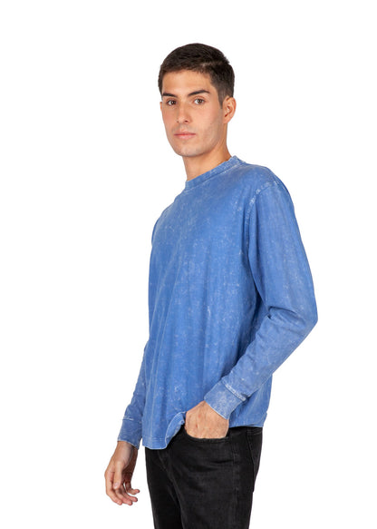 Men's/Unisex Stone Wash Long Sleeve T-Shirt - T227LS