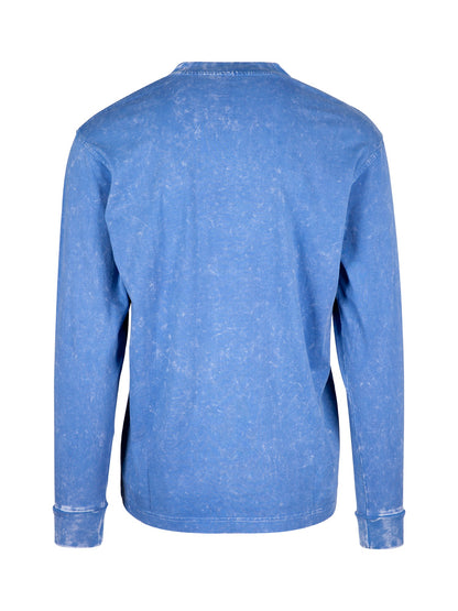 Men's/Unisex Stone Wash Long Sleeve T-Shirt - T227LS