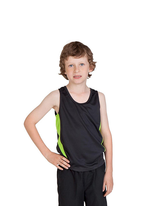 Kids Accelerator Cool-Dry Singlet - T308SG