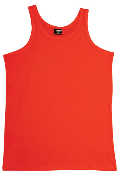 Men's 100% Cotton Singlet - T702HS