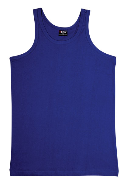 Men's 100% Cotton Singlet - T702HS