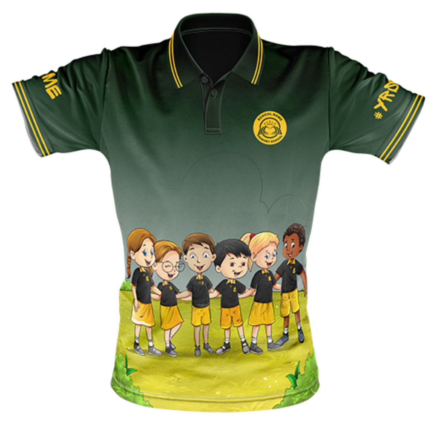 Year 6 School Leavers Polo Shirt - Friends