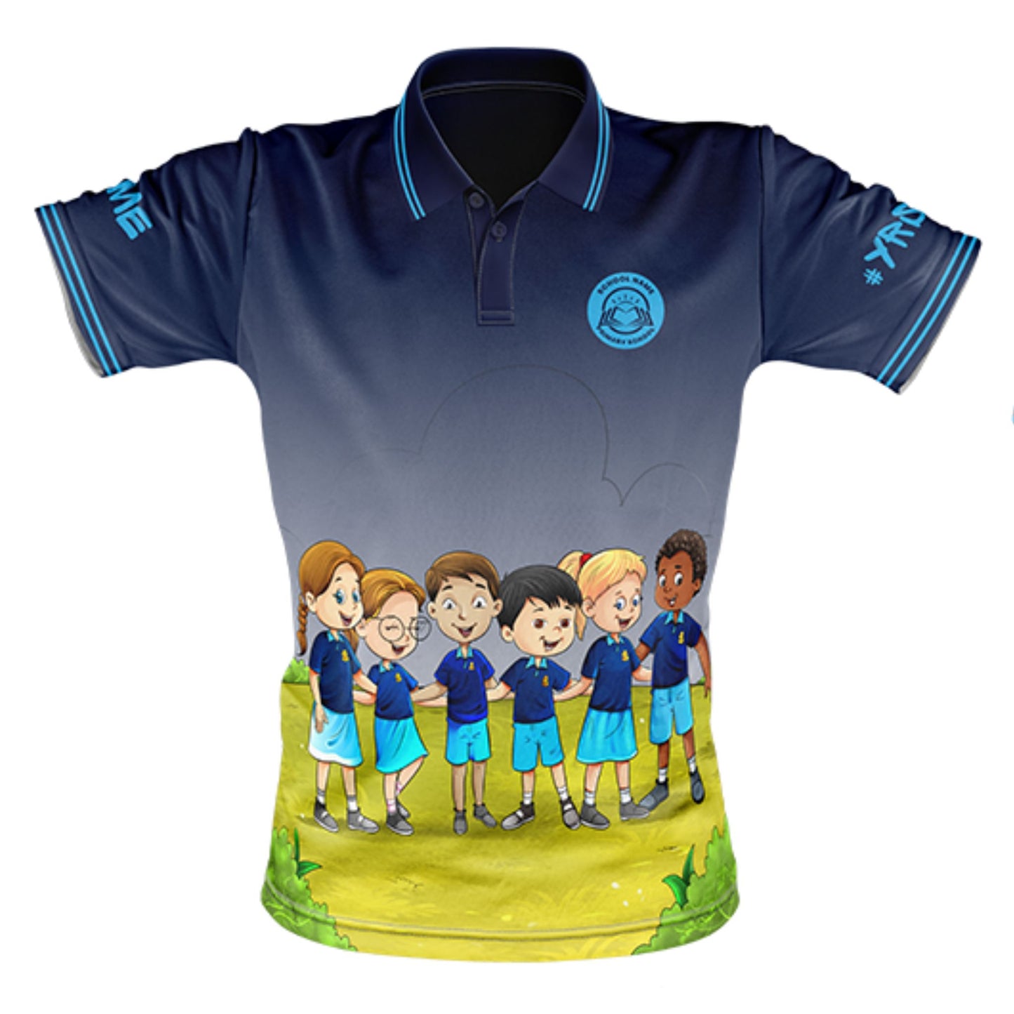 Year 6 School Leavers Polo Shirt - Friends