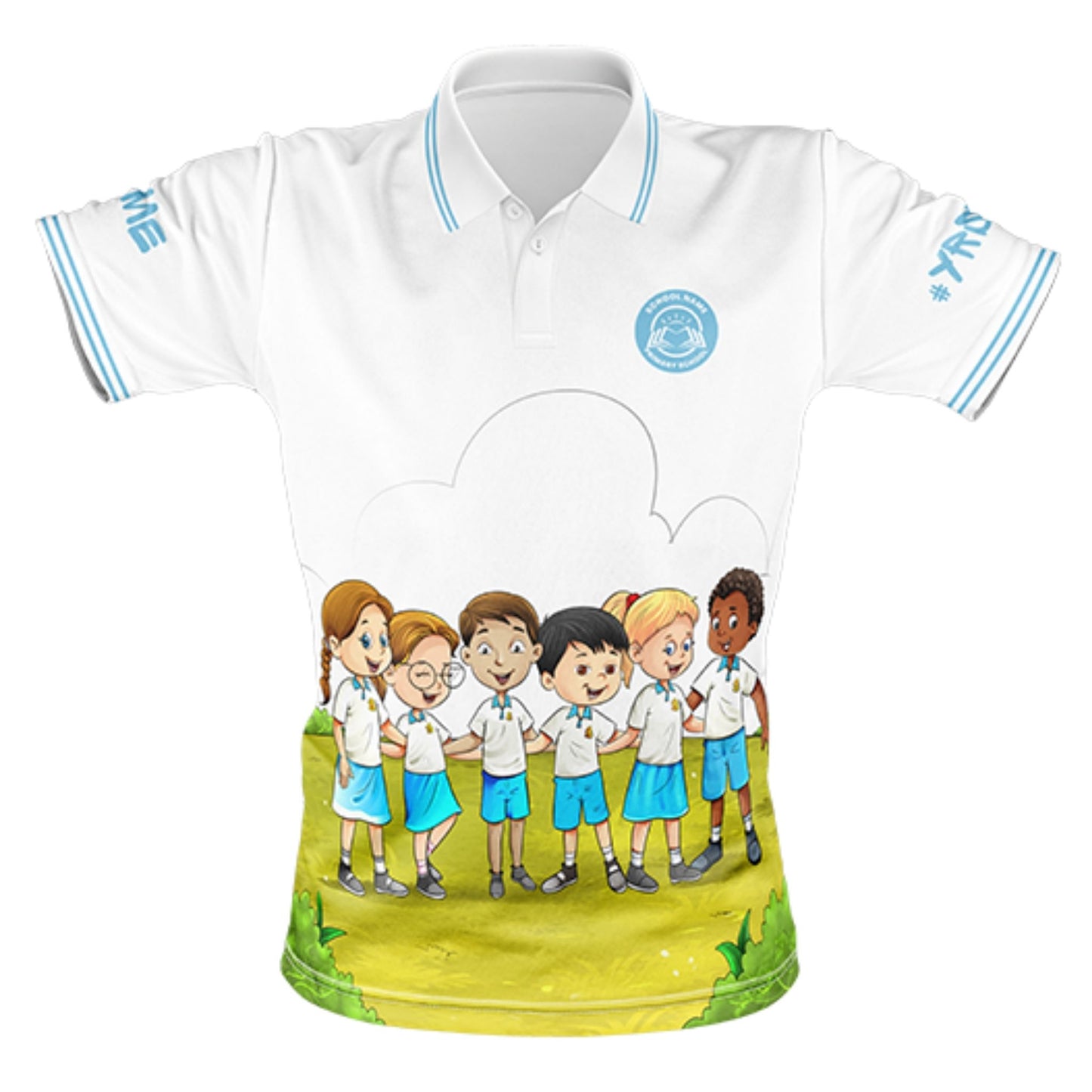 Year 6 School Leavers Polo Shirt - Friends